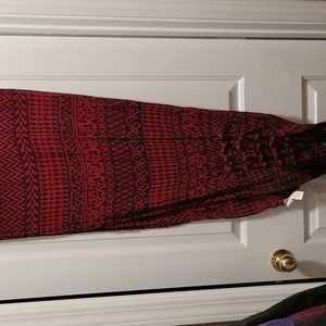 Coldwater Creek Black & Red Scarf